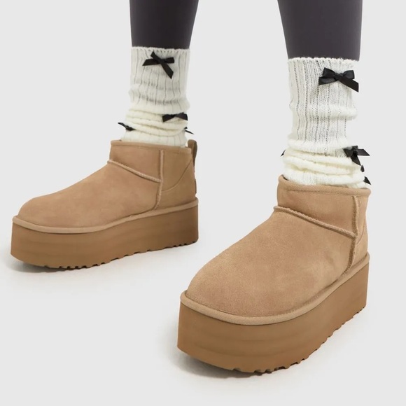 正規品UGGW CLASSIC ULTRAMINI PLATFORMベージュ24 Classic Ultra Mini Platform Boot for Women | UGG®